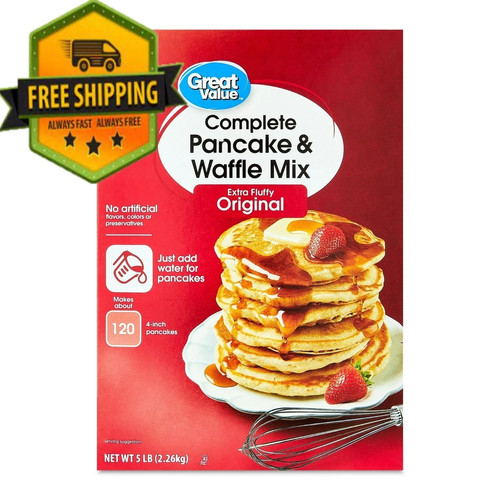 Great value pancake - great, waffle
